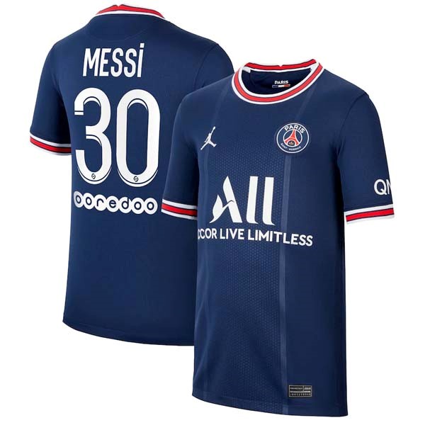 Heimtrikot Paris Saint Germain NO.30 Messi 2021-2022 Günstige Fußballtrikots